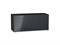 Шкаф верхний горизонтальный Фьюжн Graphite, Anthracite, 360, 800 В*Ш*Г 358*800*320, фасад МДФ  Anthracite, корпус  Graphite ms2510VVT_36745