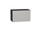Шкаф верхний горизонтальный Фьюжн Graphite, Silky Light Grey, 360, 600 В*Ш*Г 358*600*320, фасад МДФ  Silky Light Grey, корпус  Graphite ms2510VVT_66563