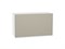Шкаф верхний горизонтальный Фьюжн Белый, Silky Grey, 460, 800 В*Ш*Г 458*800*318, фасад МДФ  Silky Grey, корпус  Белый ms2510VVT_57195