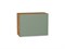 Шкаф верхний горизонтальный Фьюжн Дуб Вотан, Silky Mint, 460, 600 В*Ш*Г 458*600*318, фасад МДФ  Silky Mint, корпус  Дуб Вотан ms2510VVT_60658
