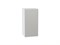 Шкаф верхний с 1-ой дверцей Фьюжн Белый, Silky Light Grey, 720, 350 В*Ш*Г 716*350*320, фасад МДФ  Silky Light Grey, корпус  Белый ms2510VVT_66575
