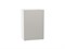 Шкаф верхний с 1-ой дверцей Фьюжн Белый, Silky Light Grey, 720, 500 В*Ш*Г 716*500*320, фасад МДФ  Silky Light Grey, корпус  Белый ms2510VVT_66578