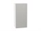 Шкаф верхний с 1-ой дверцей Фьюжн Белый, Silky Light Grey, 920, 450 В*Ш*Г 920*450*320, фасад МДФ  Silky Light Grey, корпус  Белый ms2510VVT_66583