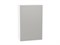 Шкаф верхний с 1-ой дверцей Фьюжн Белый, Silky Light Grey, 920, 600 В*Ш*Г 920*600*320, фасад МДФ  Silky Light Grey, корпус  Белый ms2510VVT_66585
