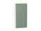Шкаф верхний с 1-ой дверцей Фьюжн Белый, Silky Mint, 920, 400 В*Ш*Г 920*400*320, фасад МДФ  Silky Mint, корпус  Белый ms2510VVT_52004