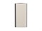Шкаф верхний торцевой Фьюжн Graphite, Cream Silk, 920 В*Ш*Г 920*300*306, фасад МДФ  Cream Silk, корпус  Graphite ms2510VVT_71946