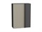 Шкаф верхний прямой угловой Фьюжн Graphite, Silky Grey, 920 В*Ш*Г 920*700*345, фасад МДФ  Silky Grey, корпус  Graphite ms2510VVT_60143