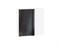 Шкаф верхний прямой угловой Фьюжн Белый, Anthracite, 720 В*Ш*Г 716*700*345, фасад МДФ  Anthracite, корпус  Белый ms2510VVT_60156