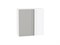 Шкаф верхний прямой угловой Фьюжн Белый, Silky Light Grey, 720 В*Ш*Г 716*700*345, фасад МДФ  Silky Light Grey, корпус  Белый ms2510VVT_66568