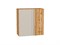 Шкаф верхний прямой угловой Фьюжн Дуб Вотан, Cream Silk, 720 В*Ш*Г 716*700*345, фасад МДФ  Cream Silk, корпус  Дуб Вотан ms2510VVT_71887