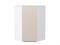 Шкаф верхний угловой Фьюжн Белый, Cream Silk, 920 В*Ш*Г 920*600*600, фасад МДФ  Cream Silk, корпус  Белый ms2510VVT_71910