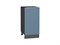 Шкаф нижний с 1-ой дверцей Фьюжн Graphite, Silky Blue, 400 В*Ш*Г 816*400*480, фасад МДФ  Silky Blue, корпус  Graphite ms2510VVT_52186