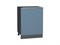 Шкаф нижний с 1-ой дверцей Фьюжн Graphite, Silky Blue, 600 В*Ш*Г 816*600*480, фасад МДФ  Silky Blue, корпус  Graphite ms2510VVT_52189