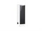 Шкаф нижний с 1-ой дверцей Фьюжн Белый, Anthracite, 200 В*Ш*Г 816*200*480, фасад МДФ  Anthracite, корпус  Белый ms2510VVT_66198