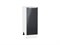 Шкаф нижний с 1-ой дверцей Фьюжн Белый, Anthracite, 300 В*Ш*Г 816*300*480, фасад МДФ  Anthracite, корпус  Белый ms2510VVT_36807