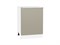 Шкаф нижний с 1-ой дверцей Фьюжн Белый, Silky Grey, 600 В*Ш*Г 816*600*480, фасад МДФ  Silky Grey, корпус  Белый ms2510VVT_52169