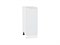 Шкаф нижний с 1-ой дверцей Фьюжн Белый, Silky White, 300 В*Ш*Г 816*300*480, фасад МДФ  Silky White, корпус  Белый ms2510VVT_52149