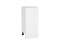 Шкаф нижний с 1-ой дверцей Фьюжн Белый, Silky White, 350 В*Ш*Г 816*350*480, фасад МДФ  Silky White, корпус  Белый ms2510VVT_65126