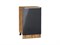 Шкаф нижний с 1-ой дверцей Фьюжн Дуб Вотан, Anthracite, 500 В*Ш*Г 816*500*480, фасад МДФ  Anthracite, корпус  Дуб Вотан ms2510VVT_60991