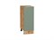 Шкаф нижний с 1-ой дверцей Фьюжн Дуб Вотан, Silky Mint, 300 В*Ш*Г 816*300*480, фасад МДФ  Silky Mint, корпус  Дуб Вотан ms2510VVT_60961
