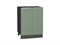 Шкаф нижний с 2-мя дверцами Фьюжн Graphite, Silky Mint, 600 В*Ш*Г 816*600*480, фасад МДФ  Silky Mint, корпус  Graphite ms2510VVT_52211