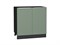 Шкаф нижний с 2-мя дверцами Фьюжн Graphite, Silky Mint, 800 В*Ш*Г 816*800*480, фасад МДФ  Silky Mint, корпус  Graphite ms2510VVT_52219