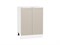 Шкаф нижний с 2-мя дверцами Фьюжн Белый, Cream Silk, 600 В*Ш*Г 816*600*480, фасад МДФ  Cream Silk, корпус  Белый ms2510VVT_71985