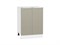Шкаф нижний с 2-мя дверцами Фьюжн Белый, Silky Grey, 600 В*Ш*Г 816*600*480, фасад МДФ  Silky Grey, корпус  Белый ms2510VVT_52208