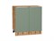 Шкаф нижний с 2-мя дверцами Фьюжн Дуб Вотан, Silky Mint, 800 В*Ш*Г 816*800*480, фасад МДФ  Silky Mint, корпус  Дуб Вотан ms2510VVT_61014
