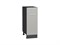 Шкаф нижний с 1-ой дверцей и ящиком Фьюжн Graphite, Silky Light Grey, 300 В*Ш*Г 816*300*480, фасад МДФ  Silky Light Grey, корпус  Graphite ms2510VVT_66651