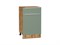 Шкаф нижний с 1-ой дверцей и ящиком Фьюжн Дуб Вотан, Silky Mint, 500 В*Ш*Г 816*500*480, фасад МДФ  Silky Mint, корпус  Дуб Вотан ms2510VVT_60954