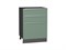 Шкаф нижний с 3-мя ящиками Фьюжн Graphite, Silky Mint, 600 В*Ш*Г 816*600*480, фасад МДФ  Silky Mint, корпус  Graphite ms2510VVT_52253
