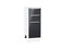Шкаф нижний с 3-мя ящиками Фьюжн Белый, Anthracite, 300 В*Ш*Г 816*300*480, фасад МДФ  Anthracite, корпус  Белый ms2510VVT_36879