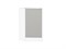 Шкаф нижний торцевой Фьюжн Белый, Silky Light Grey В*Ш*Г 816*296*554, фасад МДФ  Silky Light Grey, корпус  Белый ms2510VVT_66704