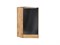 Шкаф нижний торцевой Фьюжн Дуб Вотан, Anthracite В*Ш*Г 816*296*554, фасад МДФ  Anthracite, корпус  Дуб Вотан ms2510VVT_61062