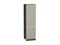 Шкаф пенал с 2-мя дверцами Фьюжн Graphite, Silky Grey, 2140, 600 В*Ш*Г 2132*600*576, фасад МДФ  Silky Grey, корпус  Graphite ms2510VVT_52336