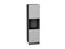 Шкаф пенал с 2-мя дверцами под технику Фьюжн Graphite, Silky Light Grey, 2140 В*Ш*Г 2132*600*576, фасад МДФ  Silky Light Grey, корпус  Graphite ms2510VVT_66720