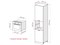 Шкаф пенал с 2-мя дверцами под технику Фьюжн Белый, Silky Grey, 2340 В*Ш*Г 2336*600*576, фасад МДФ  Silky Grey, корпус  Белый ms2510VVT_52313