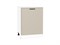 Шкаф нижний с 1-ой дверцей Фрейм Белый, Cream Silk, 600 В*Ш*Г 816*600*484, фасад МДФ  Cream Silk, корпус  Белый ms2510VVT_69884