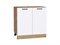 Шкаф нижний с 2-мя дверцами Фрейм Дуб Вотан, White Silk, 800 В*Ш*Г 816*800*484, фасад МДФ  White Silk, корпус  Дуб Вотан ms2510VVT_66967