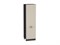Шкаф пенал с 2-мя дверцами Фрейм Graphite, Cream Silk, 2140, 600 В*Ш*Г 2132*600*580, фасад МДФ  Cream Silk, корпус  Graphite ms2510VVT_69953