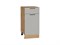 Кухонный гарнитур модульный Флэт-01 В*Ш*Г 2140*2600*600, фасад ЛДСП  Light Grey In 2S, корпус  Дуб Вотан, столешница  Дуб сонома ms2510VVT_77689