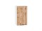 Кухонный гарнитур модульный Флэт-01 В*Ш*Г 2140*2600*600, фасад ЛДСП  Wotan Oak 2S, корпус  Белый, столешница  Мрамор черный ms2510VVT_53340