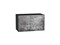 Шкаф верхний горизонтальный Флэт Graphite, Temple Stone 2S, 360, 600 В*Ш*Г 358*600*318, фасад ЛДСП  Temple Stone 2S, корпус  Graphite ms2510VVT_52586