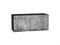 Шкаф верхний горизонтальный Флэт Graphite, Temple Stone 2S, 360, 800 В*Ш*Г 358*800*318, фасад ЛДСП  Temple Stone 2S, корпус  Graphite ms2510VVT_52587