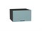 Шкаф верхний горизонтальный глубокий Флэт Graphite, Grey-green In 2S, 600 В*Ш*Г 358*600*574, фасад ЛДСП  Grey-green In 2S, корпус  Graphite ms2510VVT_56875