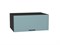 Шкаф верхний горизонтальный глубокий Флэт Graphite, Grey-green In 2S, 800 В*Ш*Г 358*800*574, фасад ЛДСП  Grey-green In 2S, корпус  Graphite ms2510VVT_56876