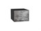 Шкаф верхний горизонтальный глубокий Флэт Graphite, Temple Stone 2S, 500 В*Ш*Г 358*500*574, фасад ЛДСП  Temple Stone 2S, корпус  Graphite ms2510VVT_52573