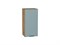 Шкаф верхний с 1-ой дверцей Флэт Дуб Вотан, Grey-green In 2S, 720, 350 В*Ш*Г 716*350*318, фасад ЛДСП  Grey-green In 2S, корпус  Дуб Вотан ms2510VVT_65161