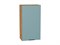 Шкаф верхний с 1-ой дверцей Флэт Дуб Вотан, Grey-green In 2S, 920, 500 В*Ш*Г 920*500*318, фасад ЛДСП  Grey-green In 2S, корпус  Дуб Вотан ms2510VVT_62438